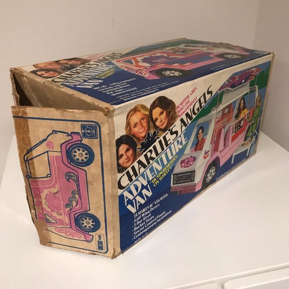 Vintage Charlie's Angels ADVENTURE VAN Headquarters On Wheels W/ BOX 1978 Hasbro - Picture 9 of 13